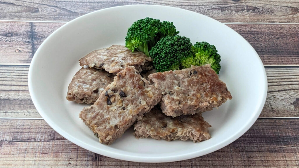 【レシピ】しいたけとひき肉ののし焼き